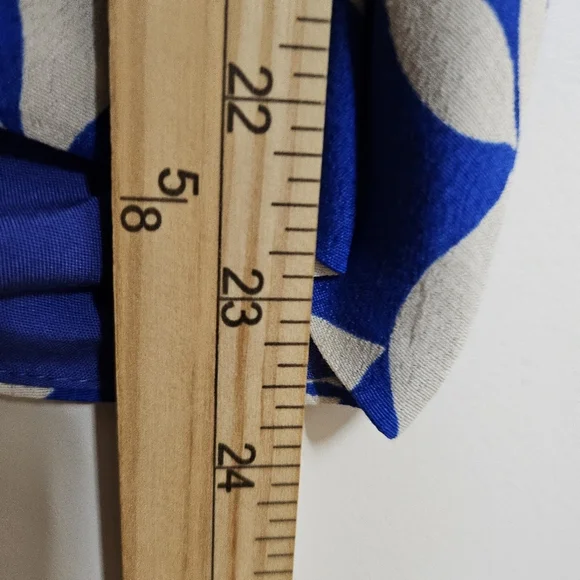 Lulus Blue White Floral Ruched Halter Mini Dress Resort Summer L Summer Party - Picture 9 of 10